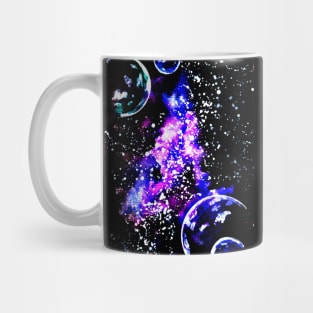 Purple Galaxy with Planets Mug